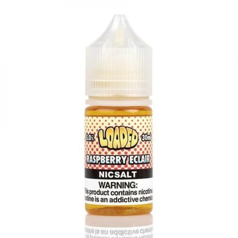 سالت نیکوتین لودد اکلر تمشک Loaded Raspberry Eclair Salt nic