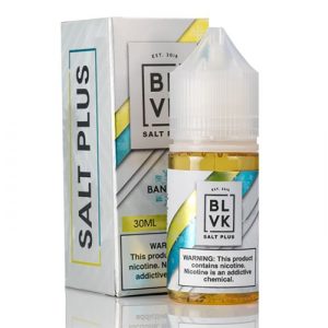 سالت نیکوتین بی ال وی کی موز یخی BLVK Salt Plus Ice Banana