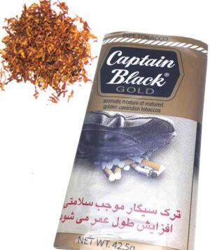 توتون پیپ کاپیتان بلک گلد Captain Black Gold با لیبل