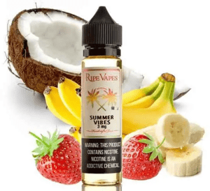 جویس رایپ ویپز نارگیل موز لیمو توت فرنگی RIPE VAPES SUMMER VIBES