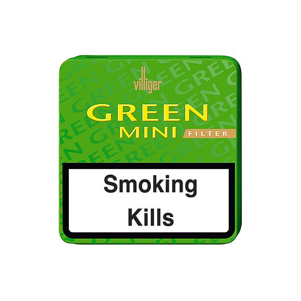 سیگار برگ ویلیجر سبز کایپرینیا ویلیجر VILLIGER Green Mini Caipirinha