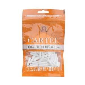 فیلتر سیگار دست پیچ کارتل سوپر اسلیم لانگ Cartel Super Slim Long Filter tips