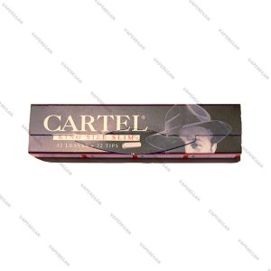 کاغذ سیگار دست پیچ کارتل به همراه فیله Cartel King Size Slim