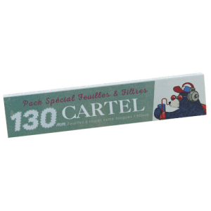 کاغذ سیگار دست پیچ کارتل 130 میلی متر نازک Cartel 130 mm ultra Tin