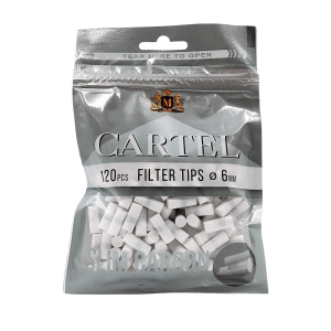 فیلتر سیگار دست پیچ کارتل اسلیم Cartel Filter Tips Slim Carbon