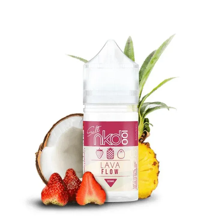 سالت نیکوتین نیکد آناناس نارگیل توت فرنگی NAKED LAVA FLOW (30ml)
