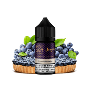 سالت نیکوتین پاد سالت تارت بلوبری Pod Salt Blueberry Jam Tart Saltnic (30ml)