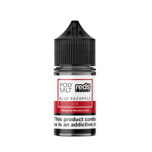 سالت نیکوتین پاد سالت انواع توت و سیب Pod Salt Blue Razapple Ice Saltnic (30ml)