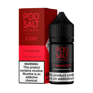 سالت نیکوتین پاد سالت توت فرنگی Pod Salt Strawberry Saltnic (30ml)