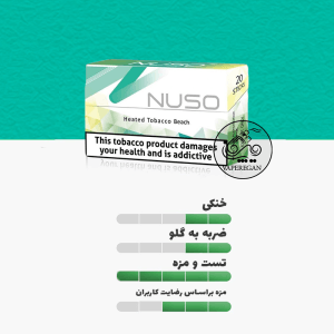 سیگار نوسو ساحلی (موهیتو نعنایی) Nuso Heated Tobacco Beach