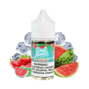 سالت نیکوتین کلود نوردز توت فرنگی هندوانه یخ Cloud Nurdz Strawberry Watermelon Iced (30ml)