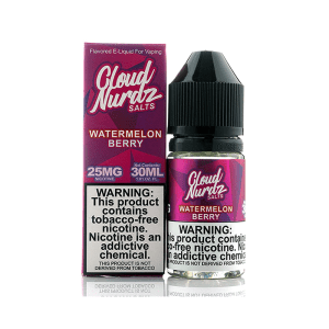 سالت نیکوتین کلود نوردز هندوانه توت Cloud Nurdz Watermelon Berry (30ml)