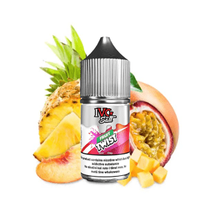 سالت نیکوتین آی وی جی آناناس پشن فروت انبه هلو IVG Fruit Twist Saltnic (30ml)