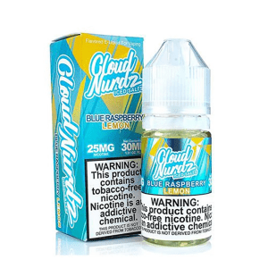 سالت نیکوتین کلود نوردز توت آبی لیمو خنک Cloud Nurdz Blue rasspberry Lemon Iced (30ml)