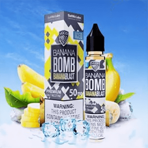 سالت نیکوتین وی گاد موزی خنک VGOD Banana Bomb Iced Salt Nic (30ml)