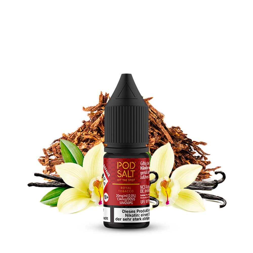 سالت پاد سالت تنباکو وانیل Pod Salt Royal Tobacco 30ml