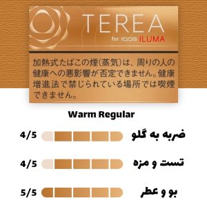 سیگار ترا ایلوما وارم رگولار ژاپن ( قهوه دارچین ) Terea Warm Regular