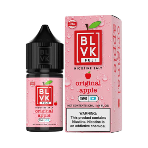 سالت نیکوتین بی ال وی کی سیب قرمز یخ BLVK Original Apple Ice (30ml)