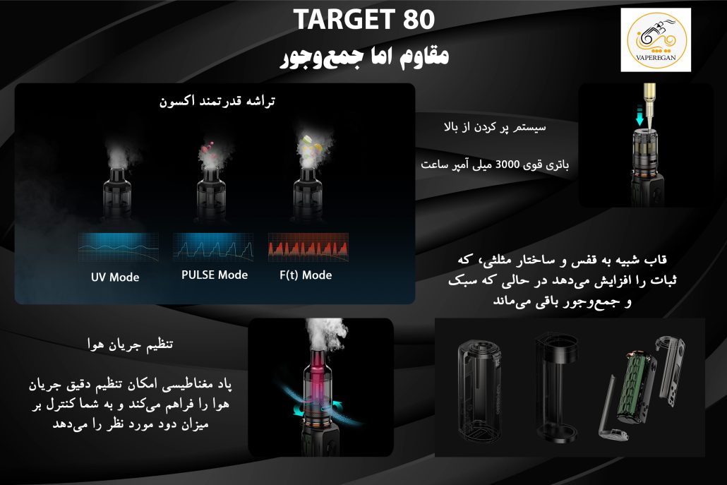 ویپ ویپرسو تارگت 80 آی تانک 2 | Vaporesso Target 80 iTANK 2