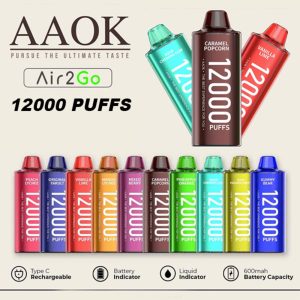 پاد یکبار مصرف 12 هزار کام آاوک Aaok 12000 Puffs