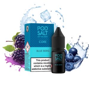 سالت نیکوتین پاد سالت بلوبری تمشک خنک Pod Salt Blue Berg (30ml)