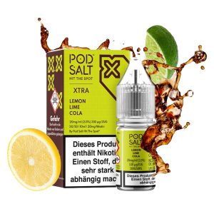 سالت نیکوتین پادسالت لیمو شیرین لیمو ترش و کولا Pod Salt Lemon Lime Cola 30ml