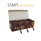 پوکه خالی سیگار استارت قهوه ای Start Filter Cigar Super Brown