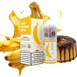 سالت توکیو کیک موزی یخ Tokyo Iced Banana Cake 30ml