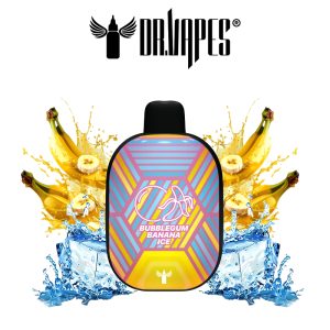 پاد 5500 پاف دکتر ویپ آدامس موزی یخ Dr.Vape Bubblegum Banana Ice 2%
