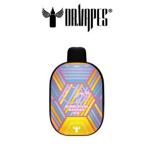 پاد 5500 پاف دکتر ویپ آدامس موزی یخ Dr.Vape Bubblegum Banana Ice 2%